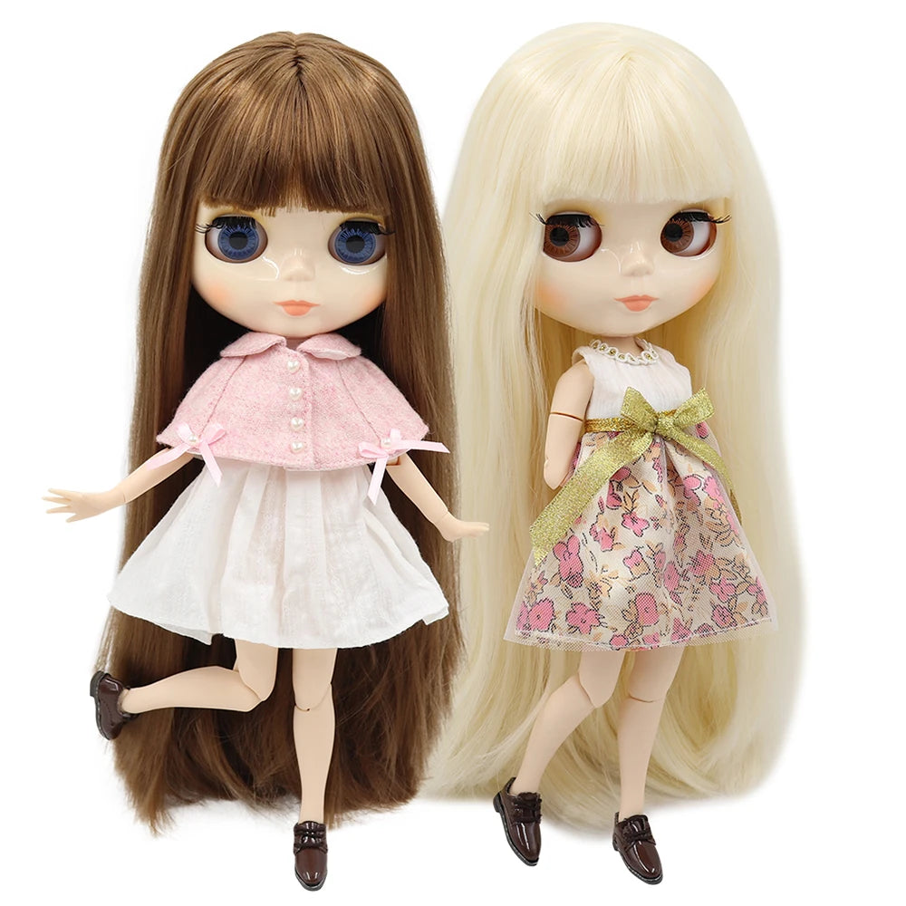 ICY DBS Blyth Doll 30CM BJD – White Skin Shiny & Matte Face Special