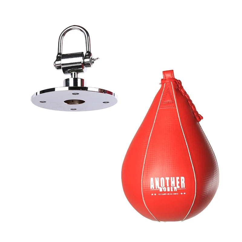 Pro Leather Pear Speed Ball – MMA & Muay Thai Reflex Bag