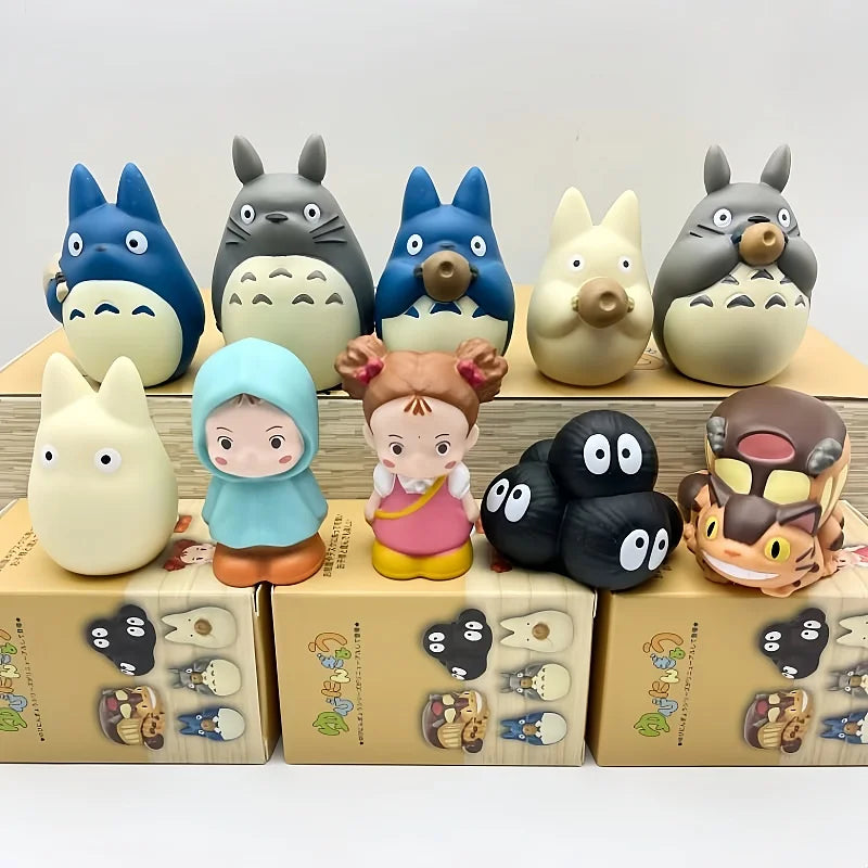 Hot New Anime Cartoon Peripheral Blind Box Trendy Toy Figurine Office Desk Bedroom Bedside Table Decor Students Birthday Gifts
