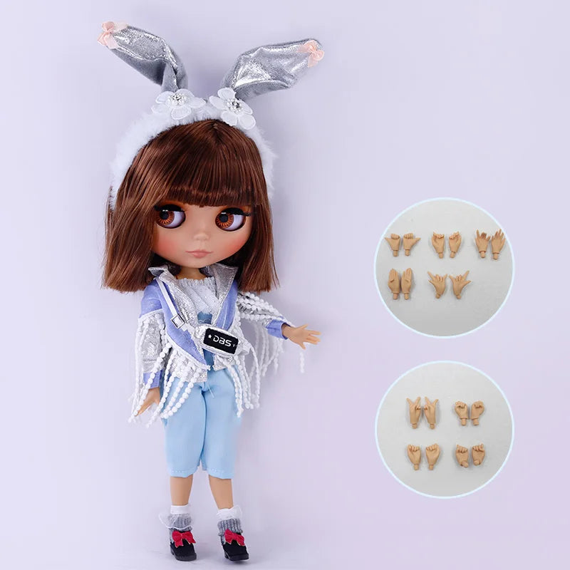 ICY DBS Blyth Doll 30CM BJD – Tan Skin Matte Face Neo Anime