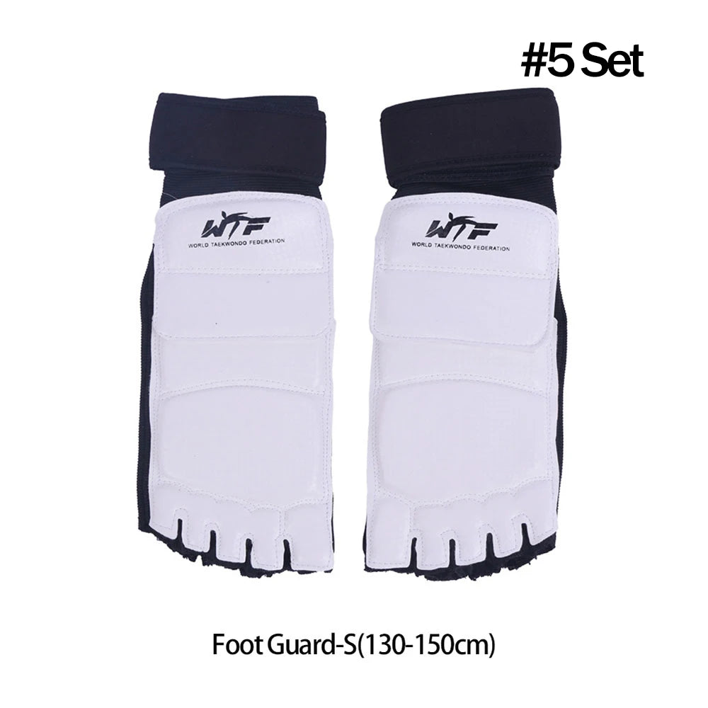 Karate & Taekwondo Half-Finger Gloves | EVA Padded Martial Arts Hand & Foot Guards
