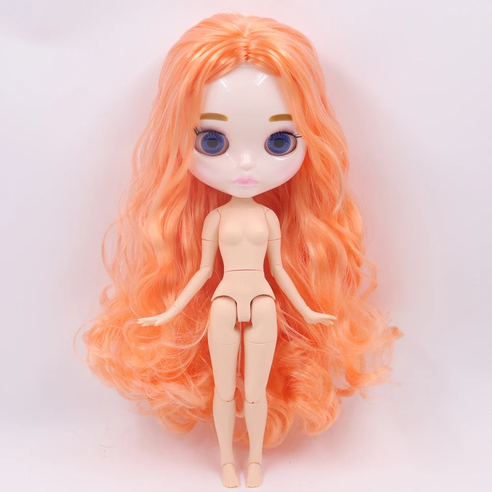 ICY DBS Blyth Doll 30CM BJD – Carved Lips White Skin Joint Body