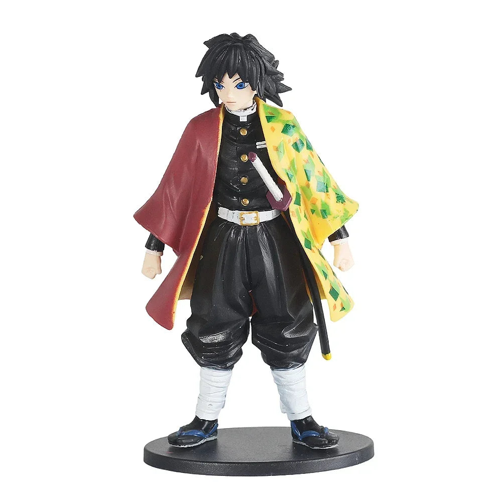 Demon Slayer Sitting Action Figures – Tanjiro, Nezuko, Rengoku & More