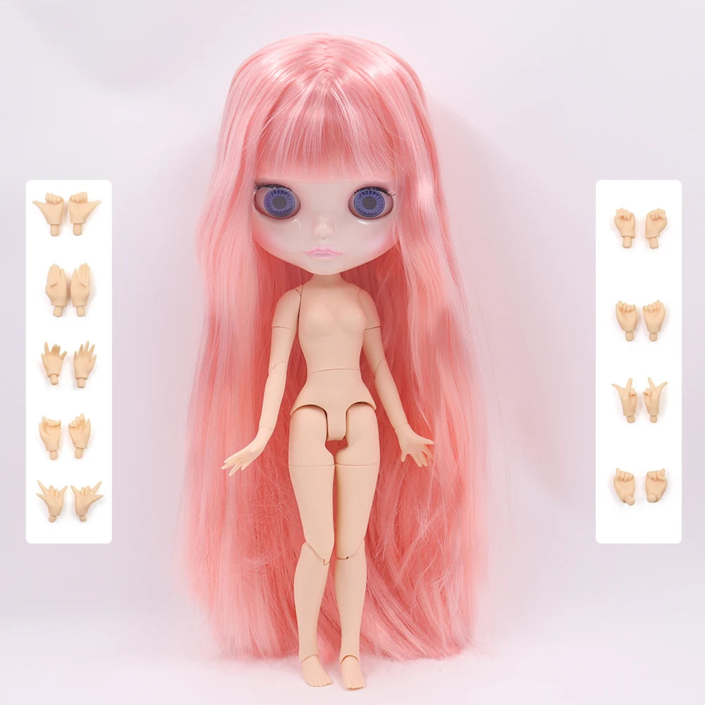 ICY DBS Blyth Doll 30CM BJD – Natural Shiny Face with Extra Hands