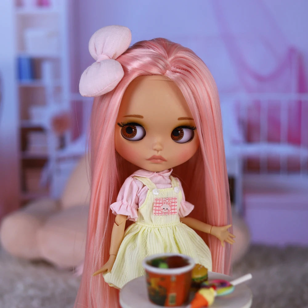 ICY DBS Blyth Doll 30CM BJD – Brown Skin Matte Face Anime Girl