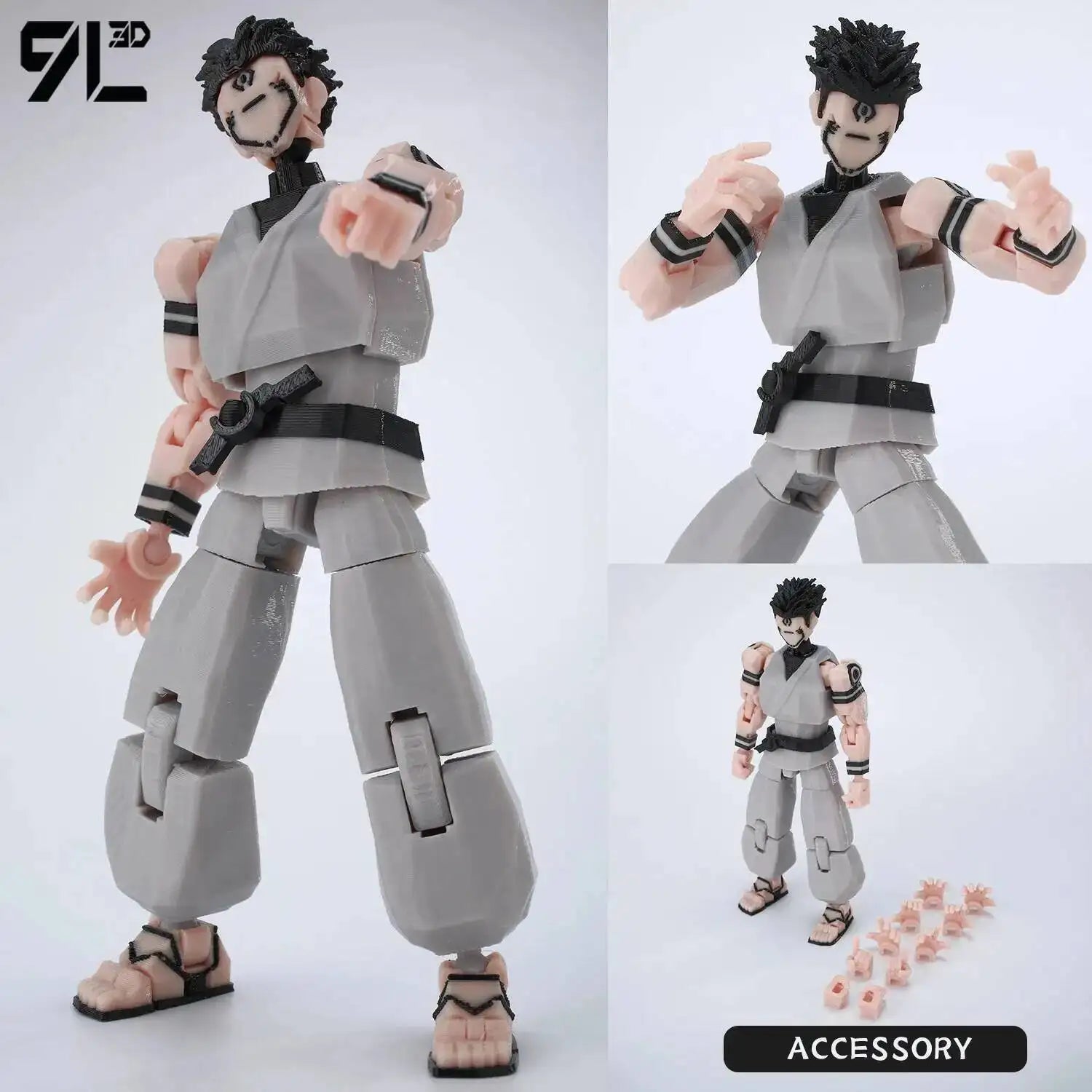 Jujutsu Kaisen Gojo & Kenjaku – 14cm Multi-Joint Figure