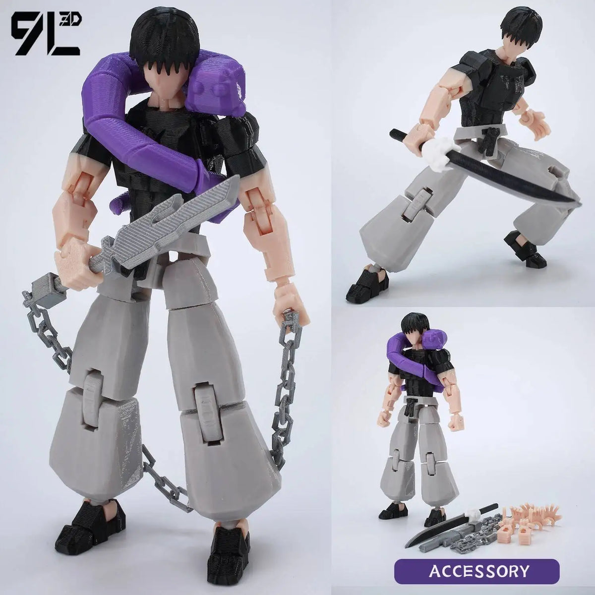 Jujutsu Kaisen Sukuna & Toji Lucky13 – 14cm Articulated Figure