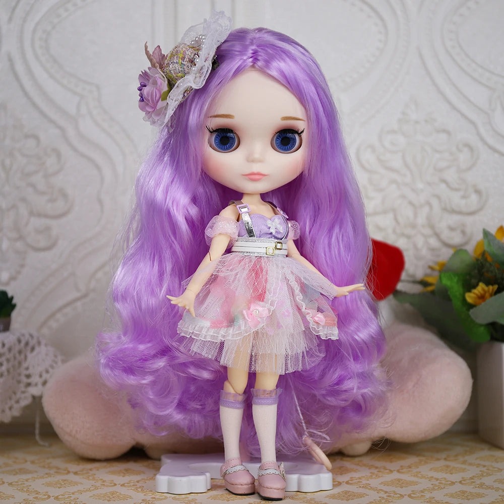 ICY DBS Blyth Doll 30CM BJD – White Skin Shiny & Matte Face Special