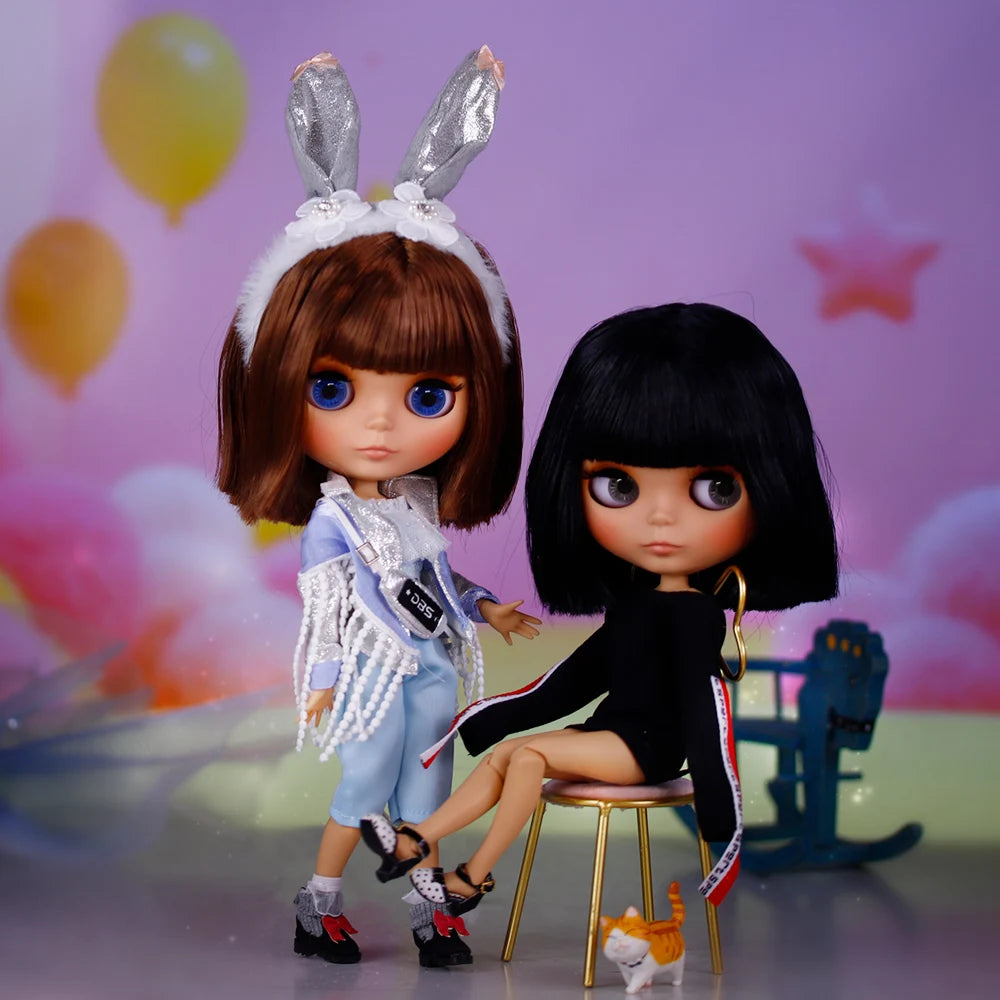 ICY DBS Blyth Doll 30CM BJD – Tan Skin Matte Face Neo Anime