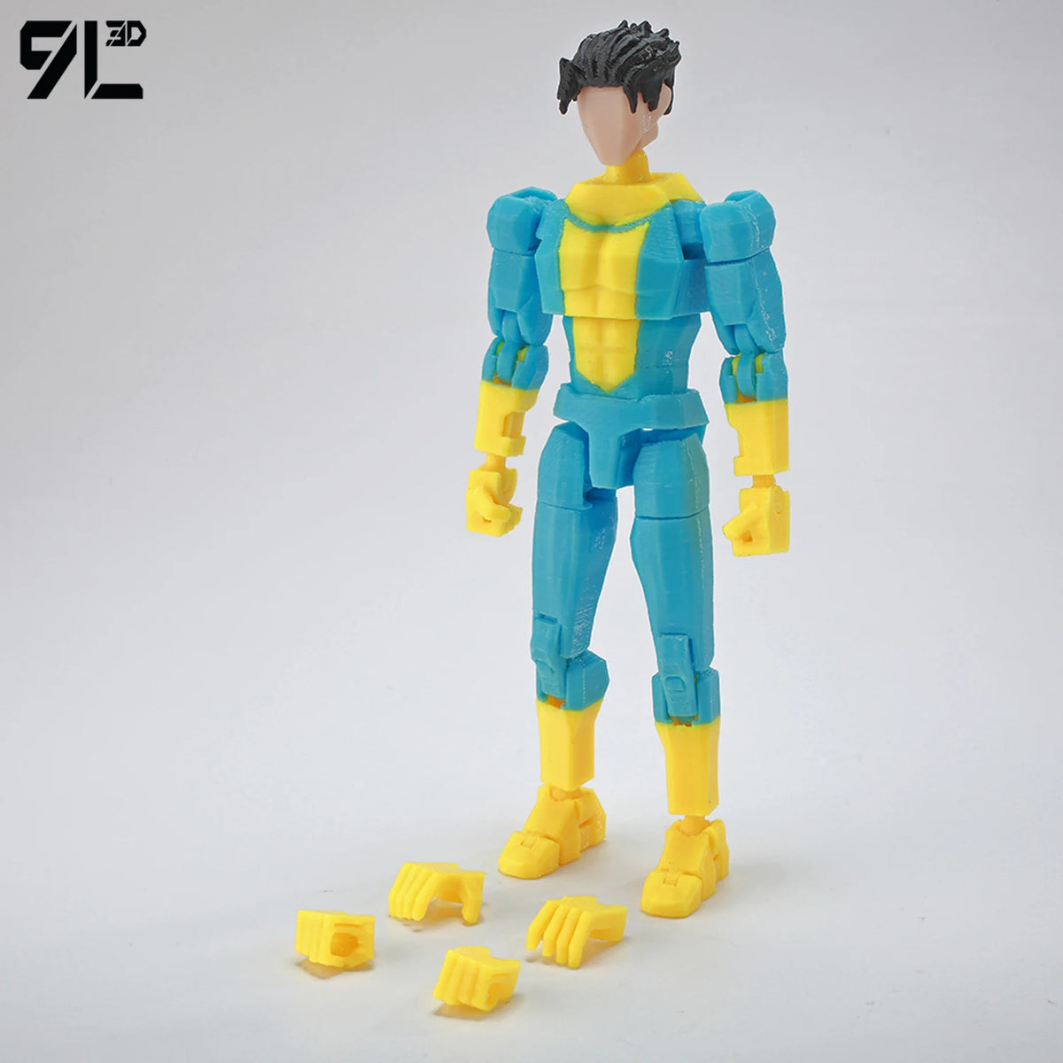 Mark Grayson Invincible Bulletproof Action Figure – 3D Printed Anime Collectible