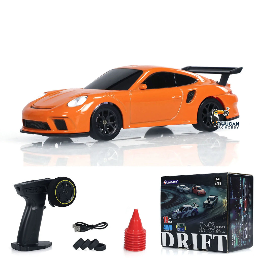 4WD RTR 1/43 RC Drift Car – 2.4G Mini Racing Car with Optional Gyro Stabilizer