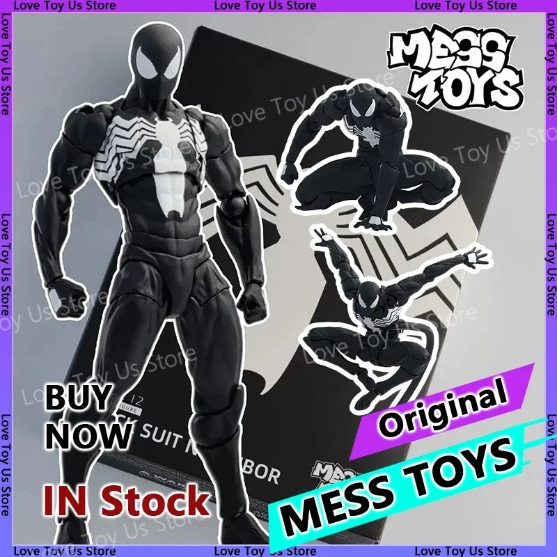 Spider-Man Symbiote & Scarlet Spider Action Figure Set – 16cm Collectible