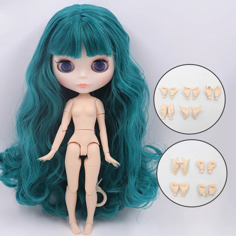 ICY DBS Blyth Doll 30CM BJD – Carved Lips White Skin Joint Body