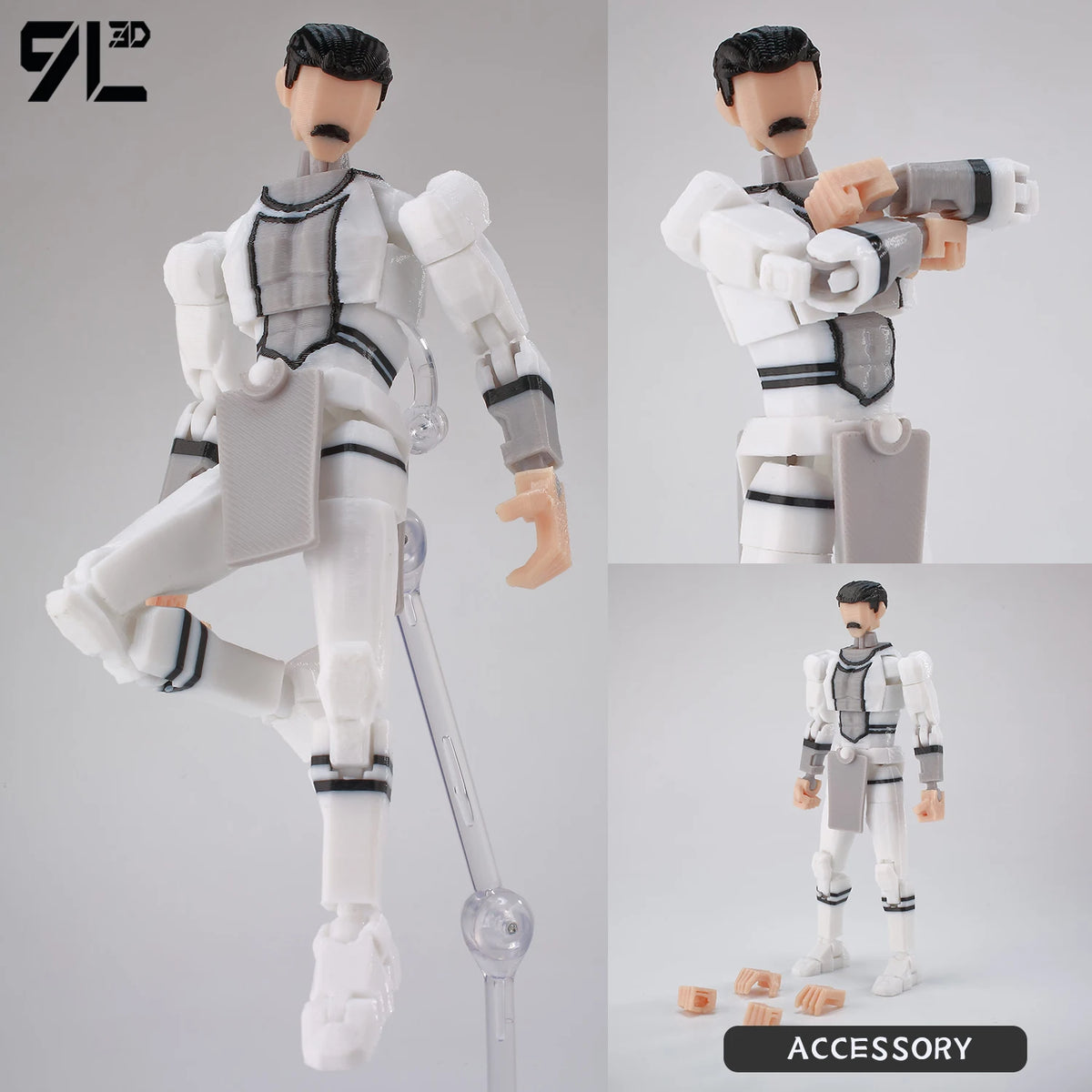 Mark Grayson Invincible Bulletproof Action Figure – 3D Printed Anime Collectible