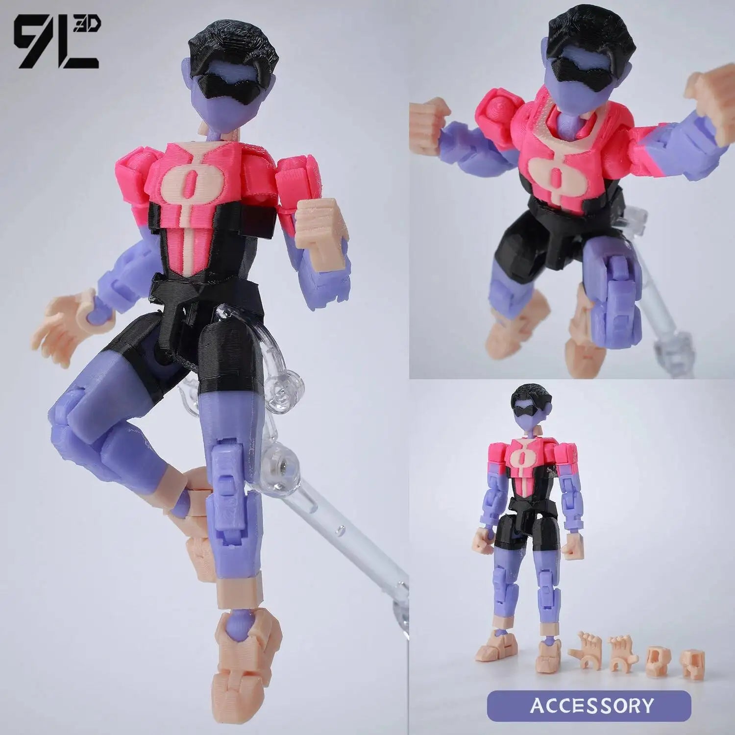 Invincible 2.0 Multi-Jointed Action Figure – 14cm 3D Printed Collectible