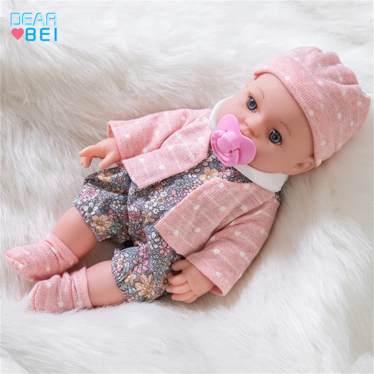 Soft Vinyl Baby Comfort Doll – Sit & Stand Poseable Children's Toy