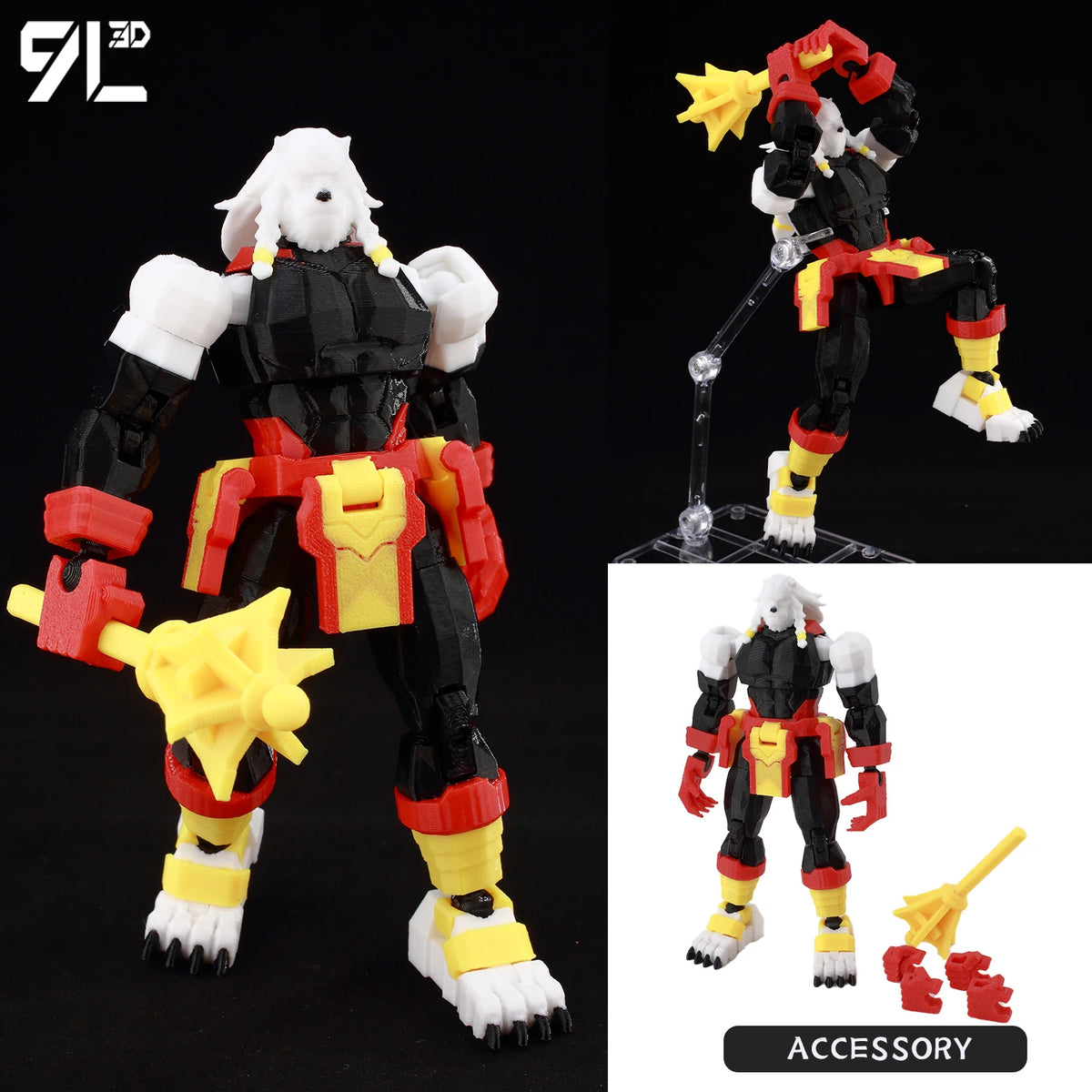 Mark Grayson Invincible Bulletproof Action Figure – 3D Printed Anime Collectible
