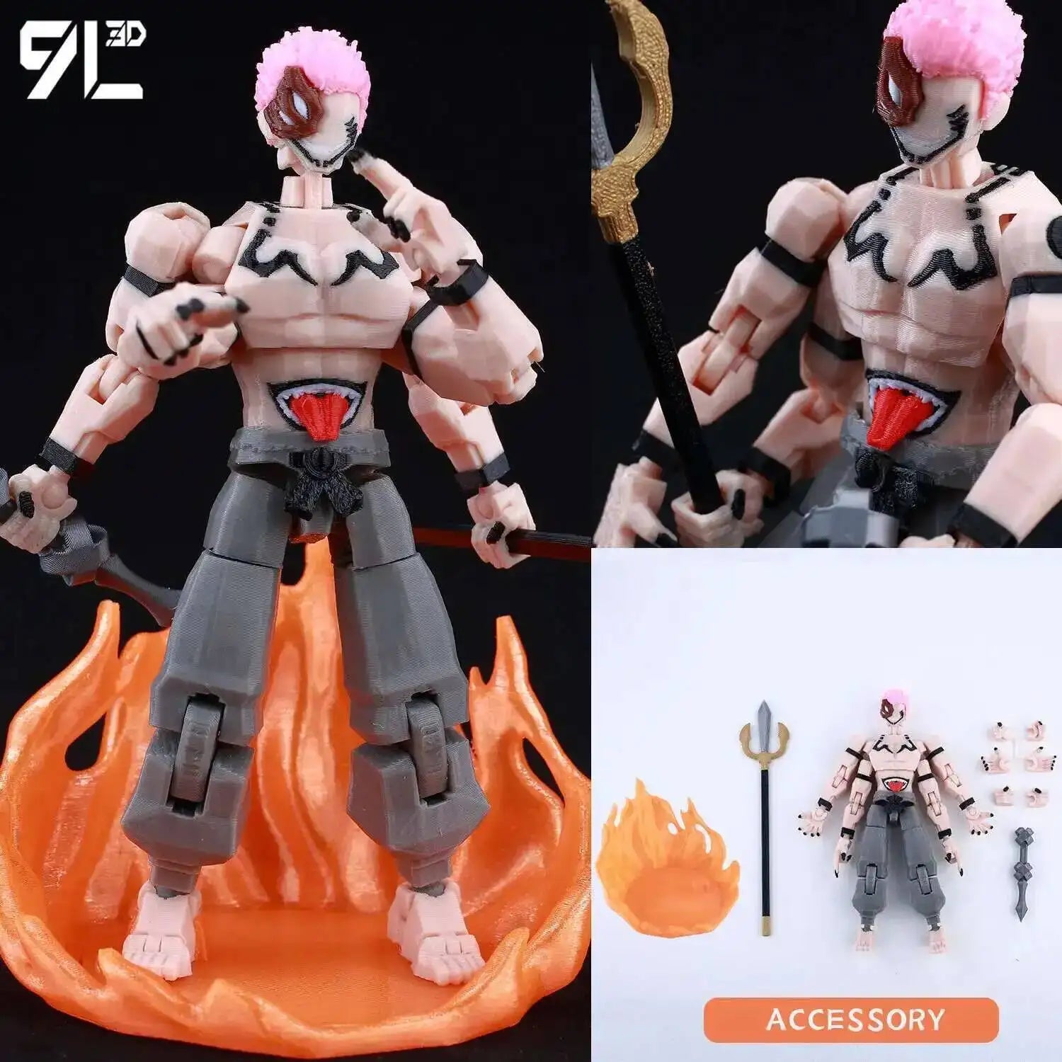 Jujutsu Kaisen Sukuna & Toji Lucky13 – 14cm Articulated Figure