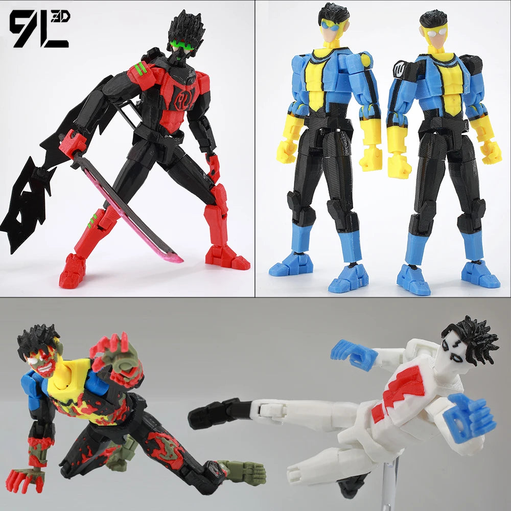 Mark Grayson Invincible Bulletproof Action Figure – 3D Printed Anime Collectible