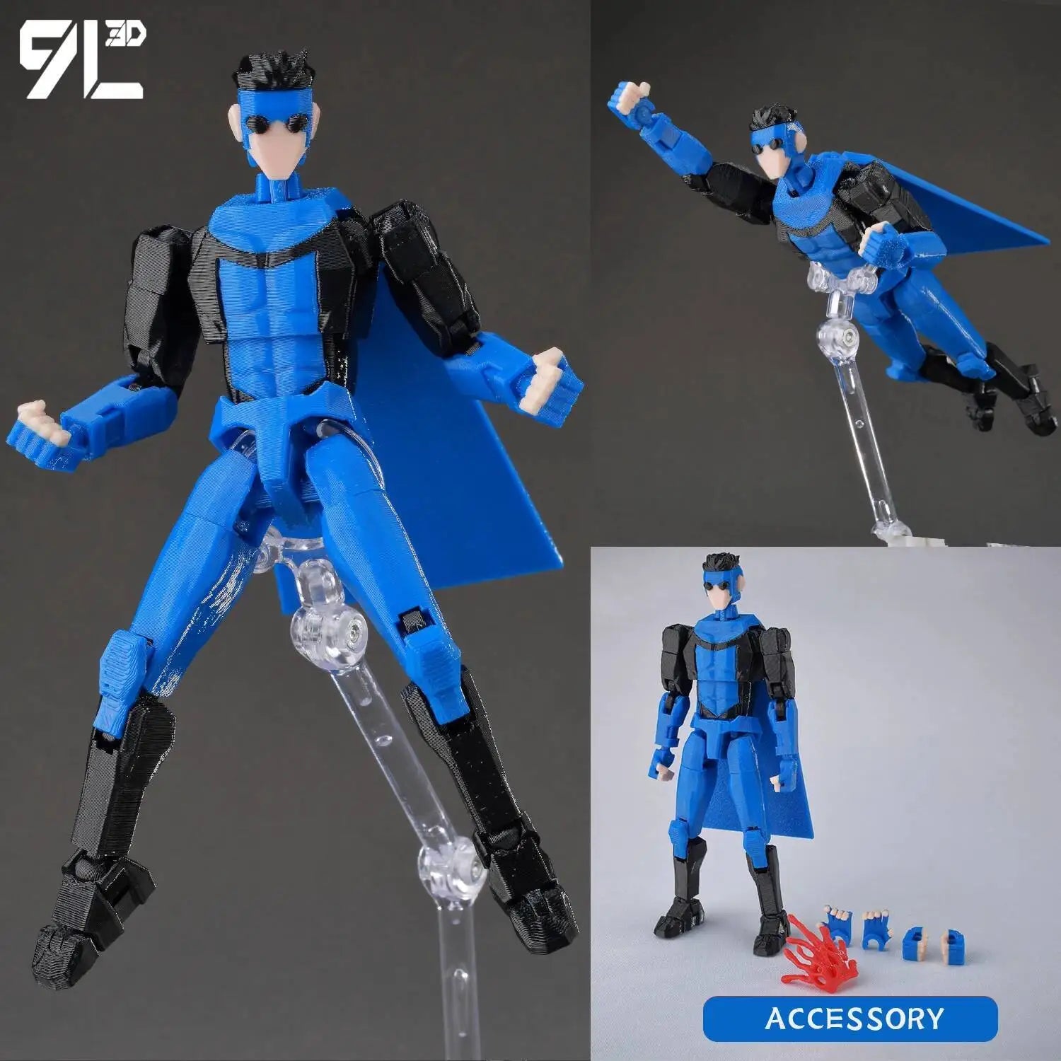 Invincible 2.0 Multi-Jointed Action Figure – 14cm 3D Printed Collectible