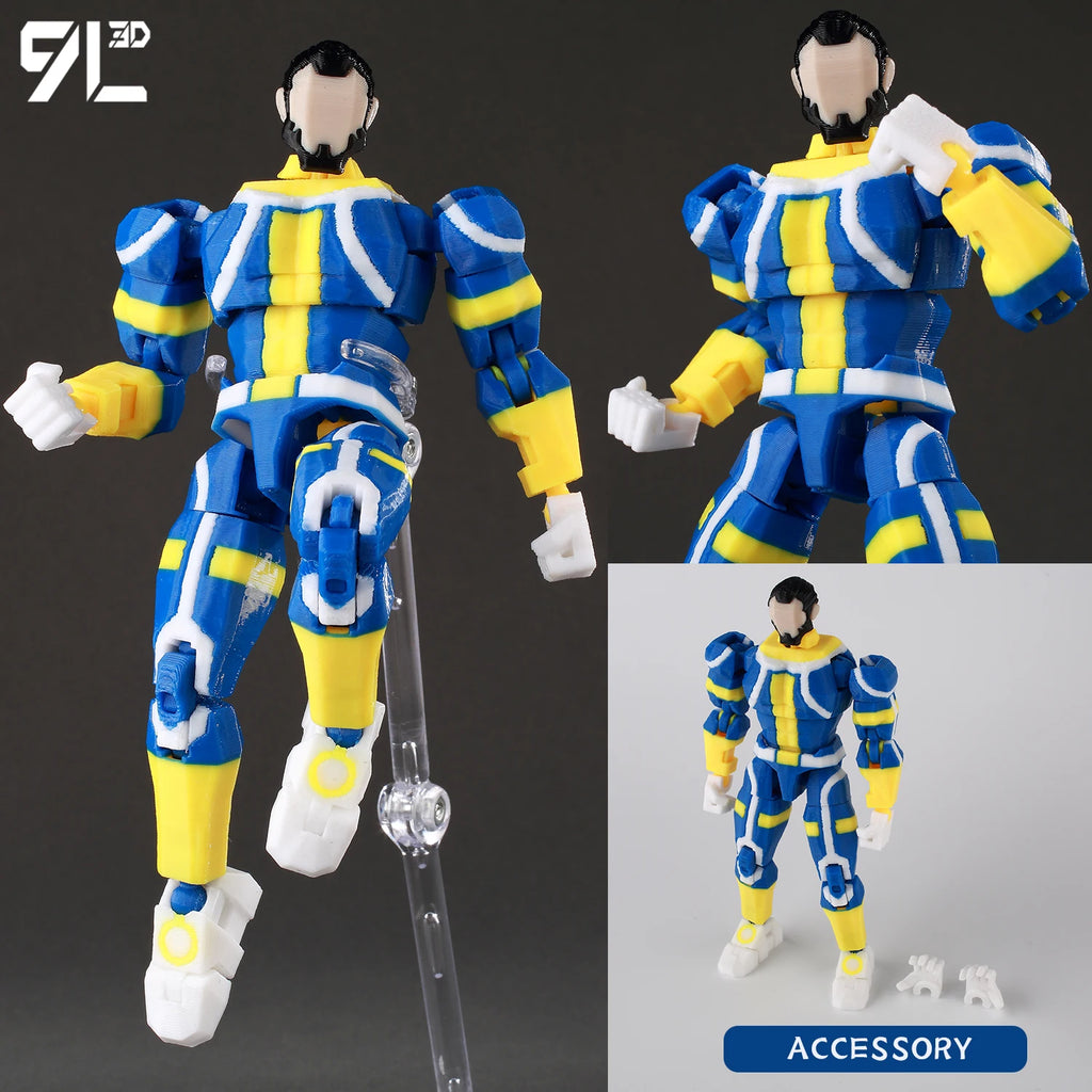 Mark Grayson Invincible Bulletproof Action Figure – 3D Printed Anime Collectible
