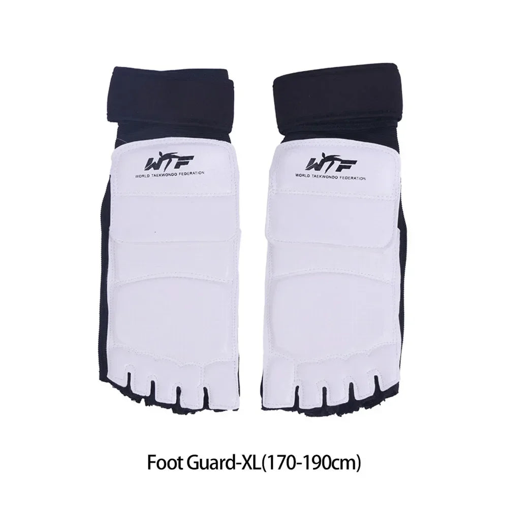 Karate & Taekwondo Half-Finger Gloves | EVA Padded Martial Arts Hand & Foot Guards