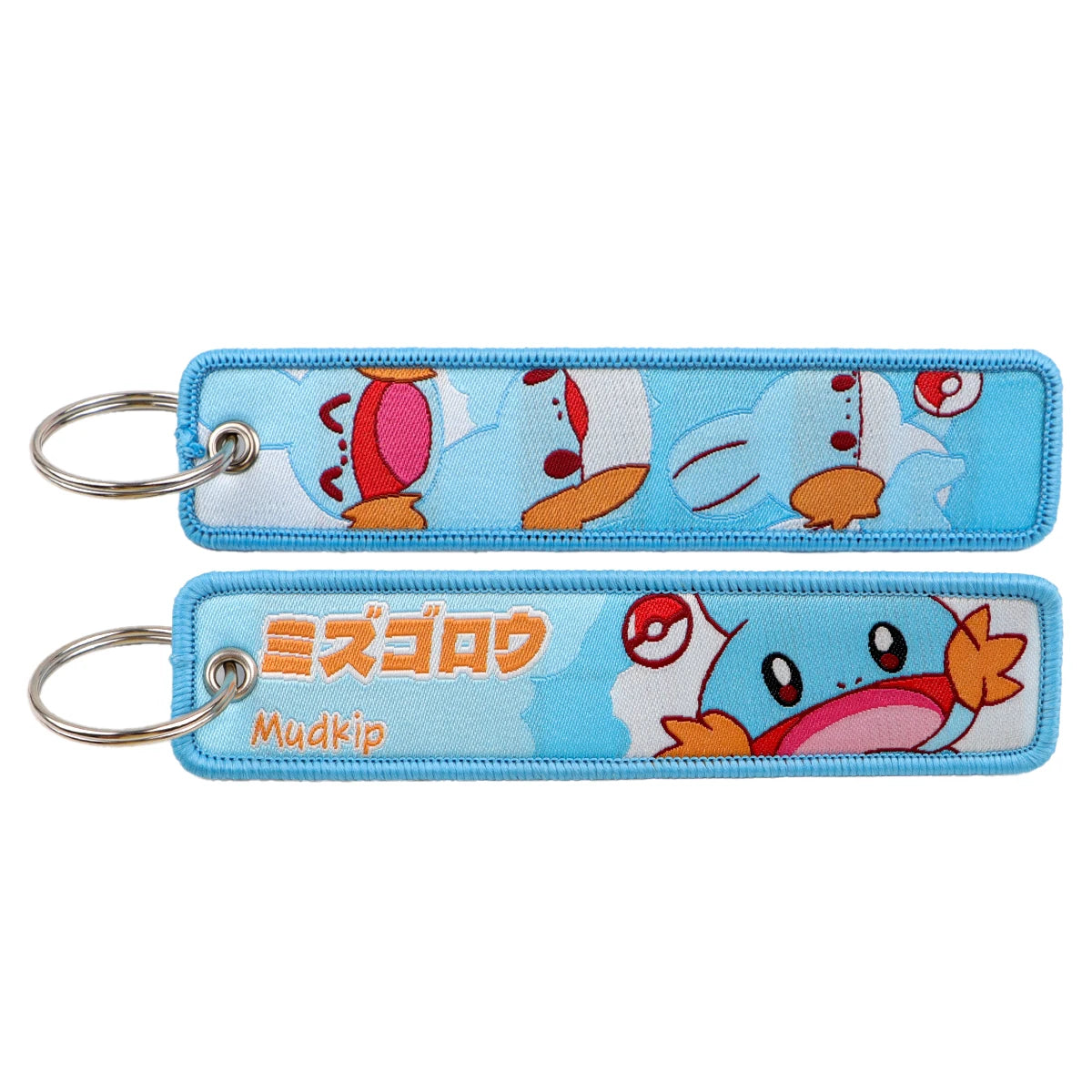 Japanese Anime Elf Monsters Keychain for Cars Backpack Key Holders Embroidery Keyrings Key Tag Jet Tag Accessories Gifts 1pcs