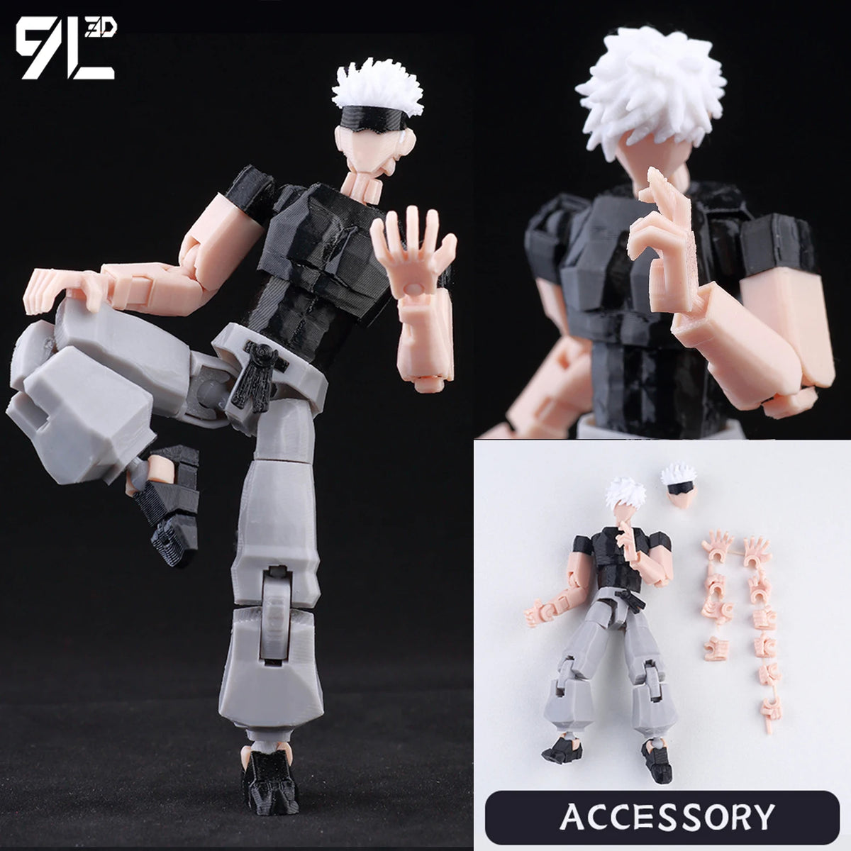 9L3D T13 Jujutsu Kaisen Itadori Figure LUCKY13 Training Ver. JJK Titan13 Multi-Jointed Movable Dummy13 Stress Relief Toys Gifts