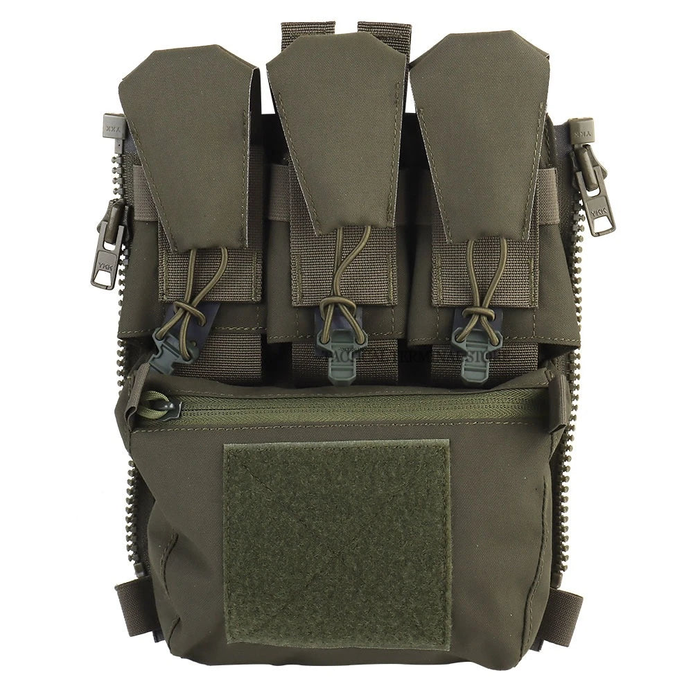 Assault Adapt Banger Back Panel Zip On Rear Pack Tactical Vest GP Pouch Multitools Pocket FCPC V5 Plate Carrier Accessories Bag