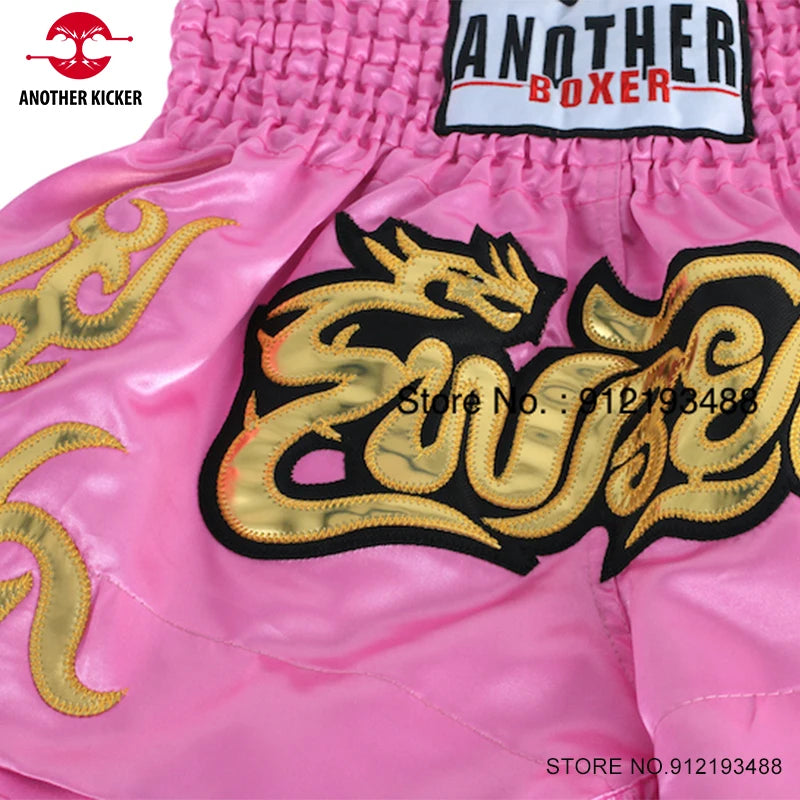 Muay Thai Shorts – Embroidered Kickboxing Training Shorts | Men, Women & Kids