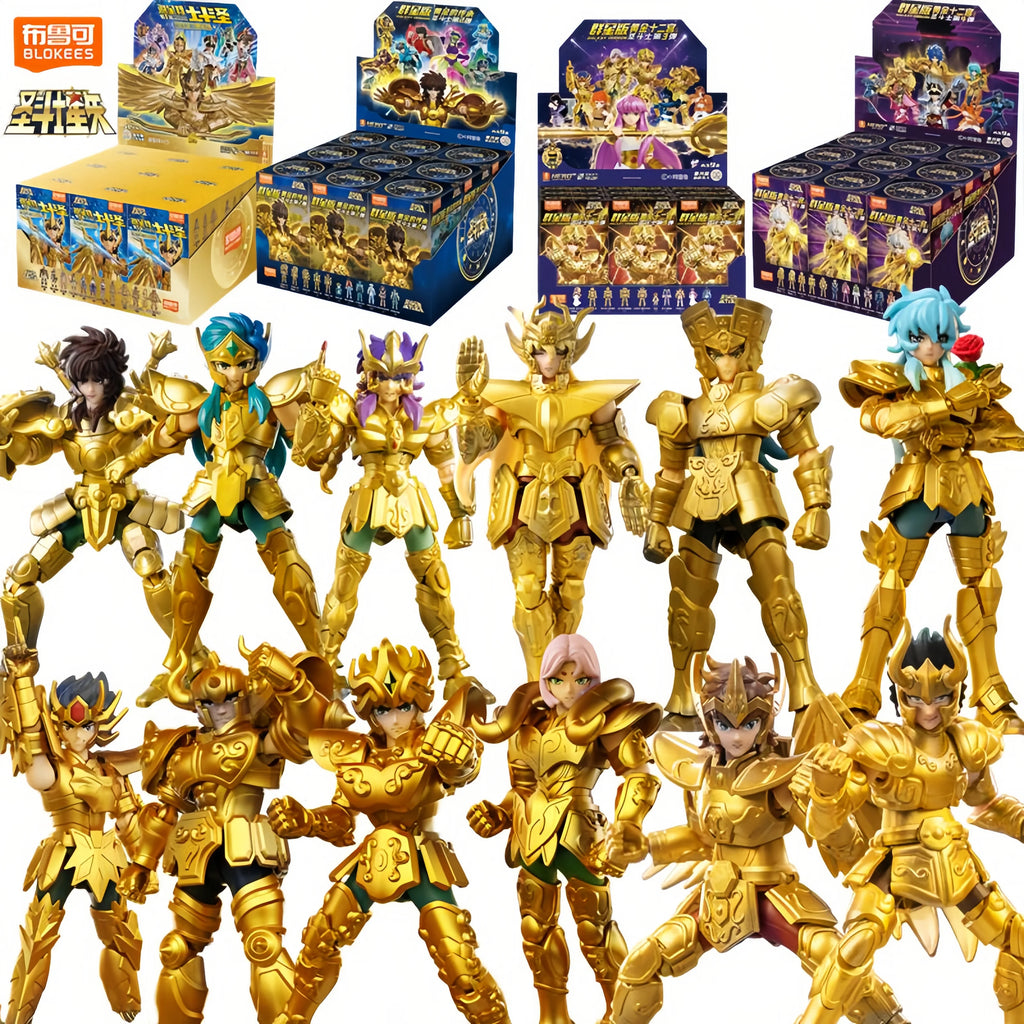 Blokees Gold Saints Stars Series – Saint Seiya Blind Box Figure Set