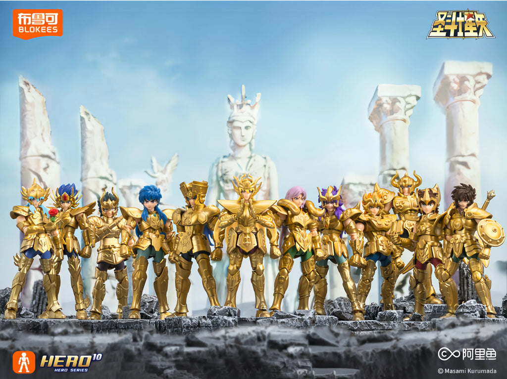 Blokees Gold Saints Stars Series – Saint Seiya Blind Box Figure Set