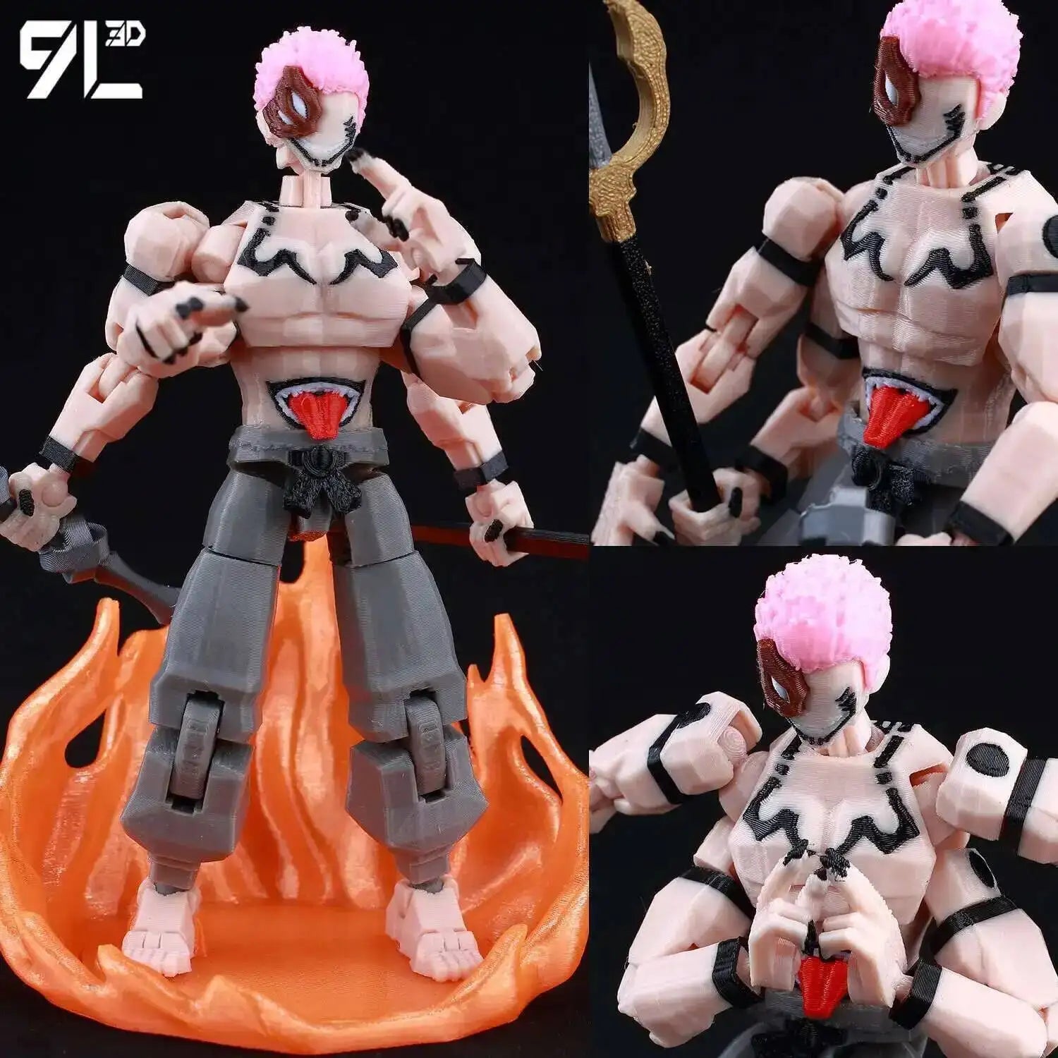 Jujutsu Kaisen Sukuna & Toji Lucky13 – 14cm Articulated Figure