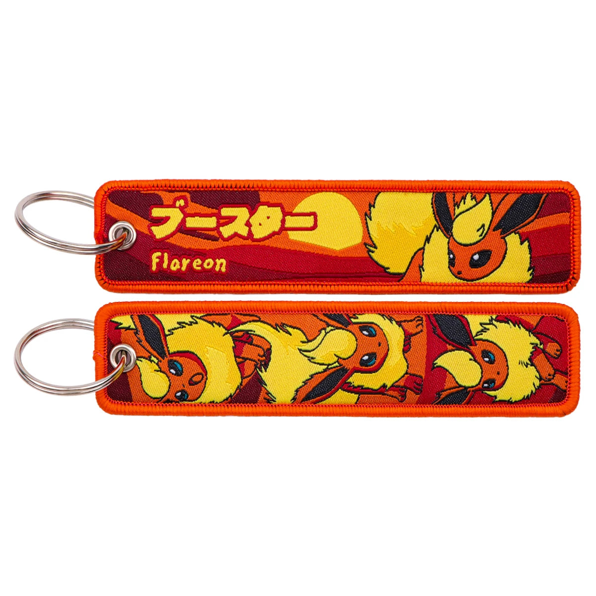 Japanese Anime Elf Monsters Keychain for Cars Backpack Key Holders Embroidery Keyrings Key Tag Jet Tag Accessories Gifts 1pcs