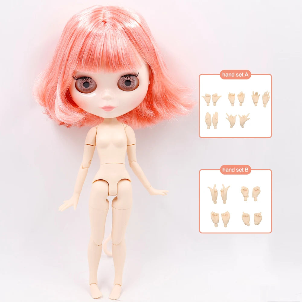 ICY DBS Blyth Doll 30CM BJD – White Face DIY Fashion Doll with AB Panel