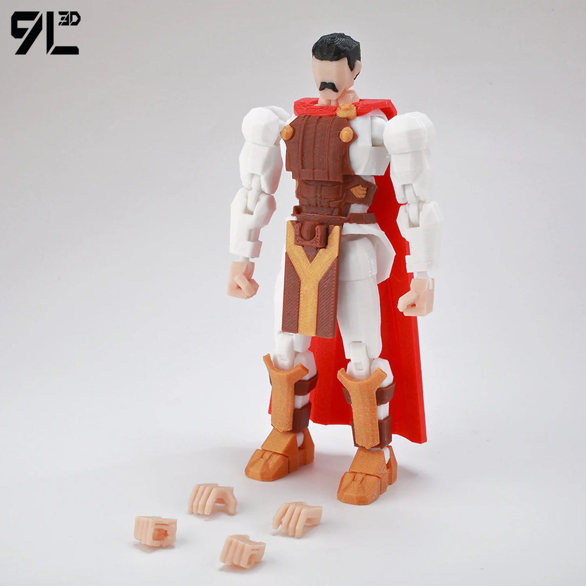 Mark Grayson Invincible Bulletproof Action Figure – 3D Printed Anime Collectible