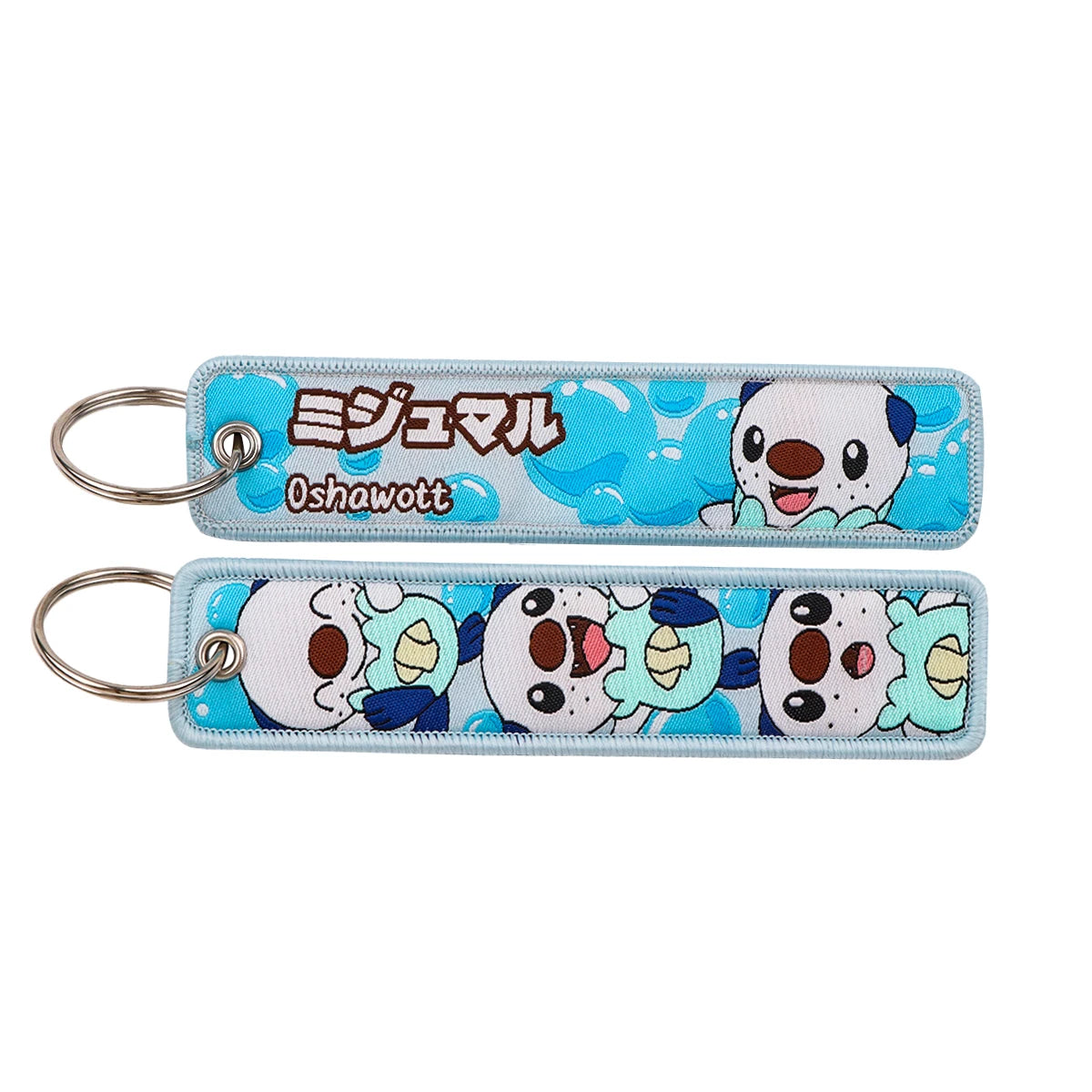 Japanese Anime Elf Monsters Keychain for Cars Backpack Key Holders Embroidery Keyrings Key Tag Jet Tag Accessories Gifts 1pcs