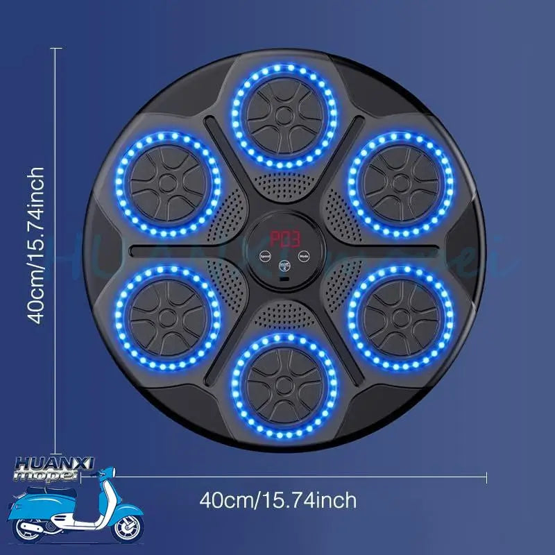 Smart Music Boxing Machine with LED Display & Bluetooth | Wall-Mounted Trainer
