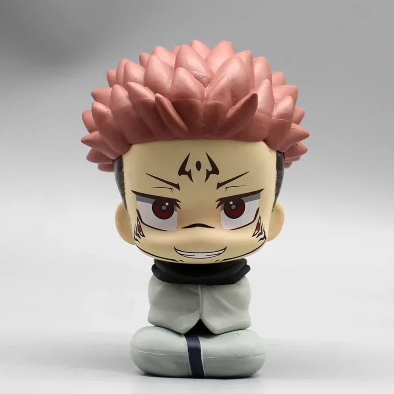 Jujutsu Kaisen Full Character PVC Action Figure Set – Sukuna, Itadori, Geto, Gojo & Nanami