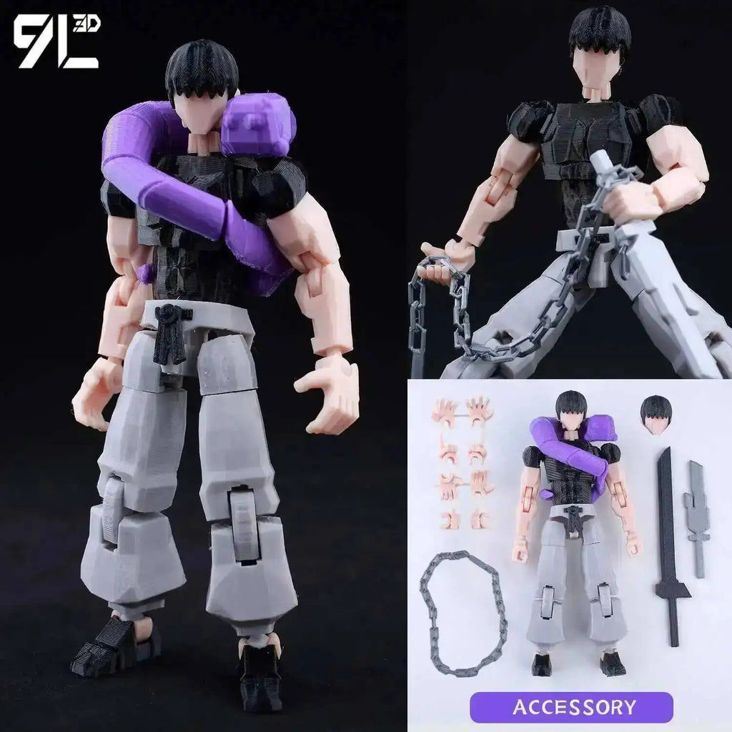 Jujutsu Kaisen Gojo & Kenjaku – 14cm Multi-Joint Figure
