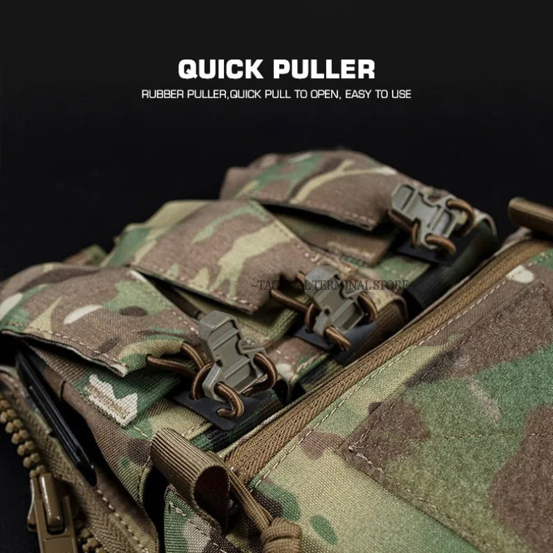 Assault Adapt Banger Back Panel Zip On Rear Pack Tactical Vest GP Pouch Multitools Pocket FCPC V5 Plate Carrier Accessories Bag