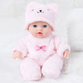 8 Inch Baby Doll with Plush Bear Pajamas – Waterproof Vinyl Reborn Doll