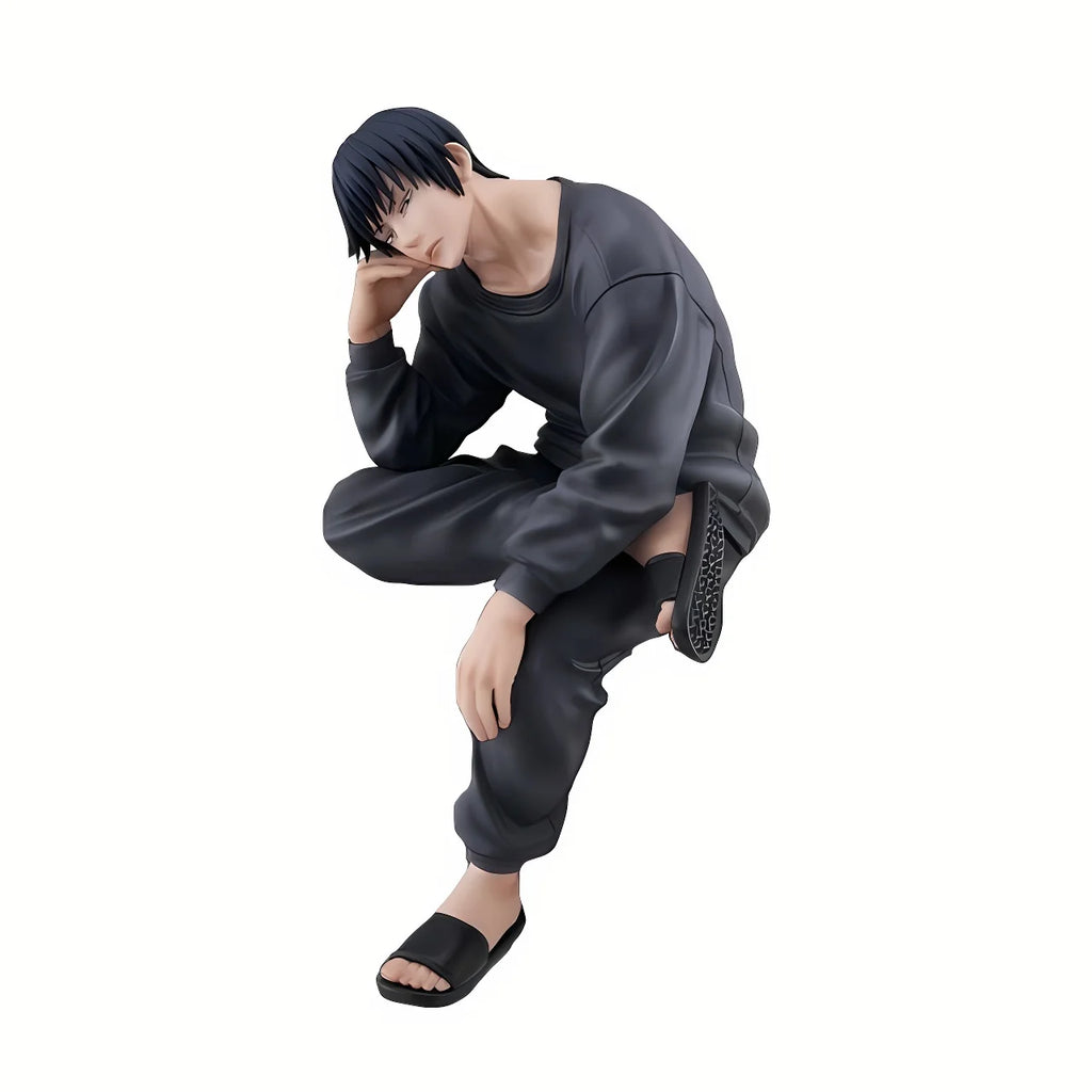 Anime JJK figures Toji Fushiguro Sitting Pose Model Action Figure Toy Gift Peripheral collection home decor Fushiguro Toji Doll
