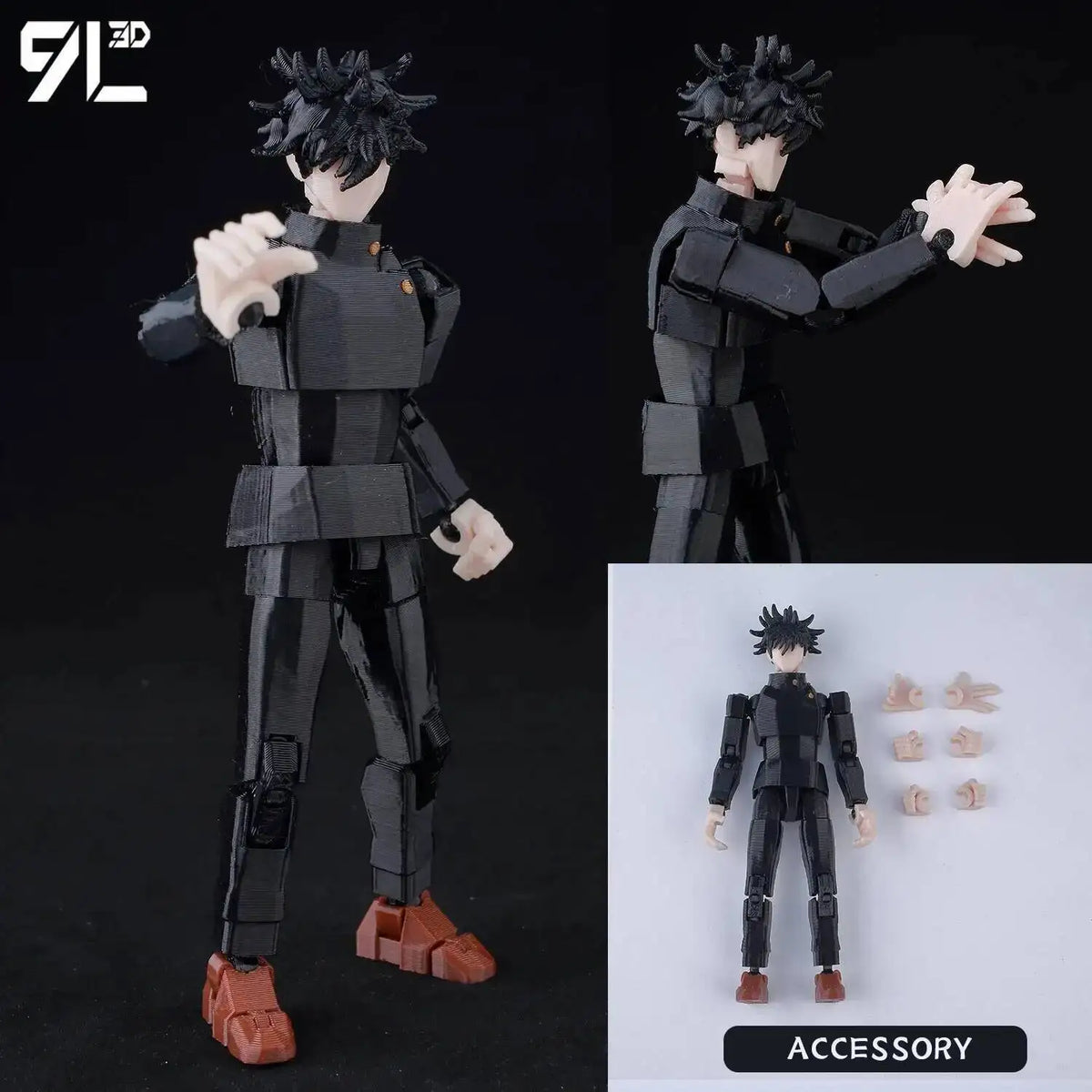Jujutsu Kaisen Gojo & Kenjaku – 14cm Multi-Joint Figure