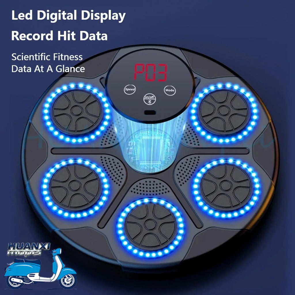 Smart Music Boxing Machine with LED Display & Bluetooth | Wall-Mounted Trainer