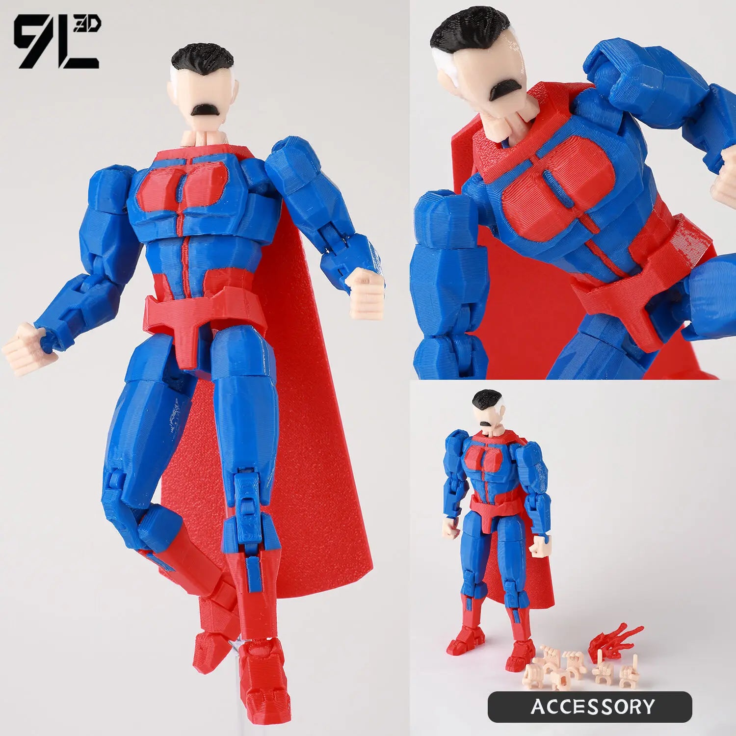 Invincible 2.0 Multi-Jointed Action Figure – 14cm 3D Printed Collectible