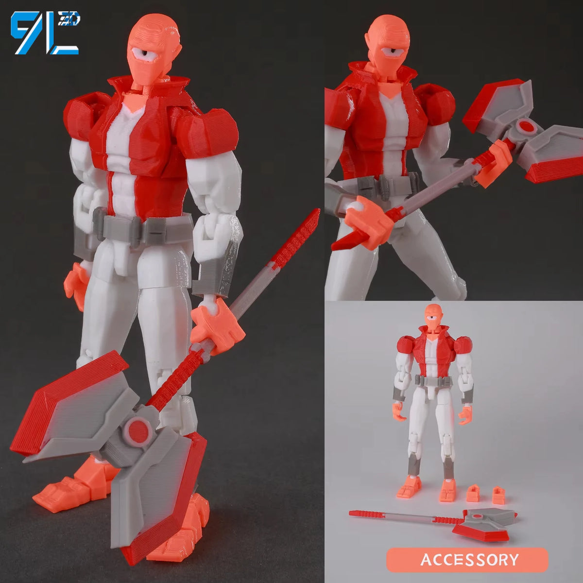 Mark Grayson Invincible Bulletproof Action Figure – 3D Printed Anime Collectible