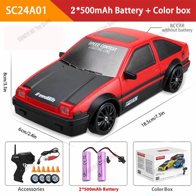 2026 Limited Edition 1:24 RC Drift Car – GT3 RS 911 & SU7 High Speed Racing Gift
