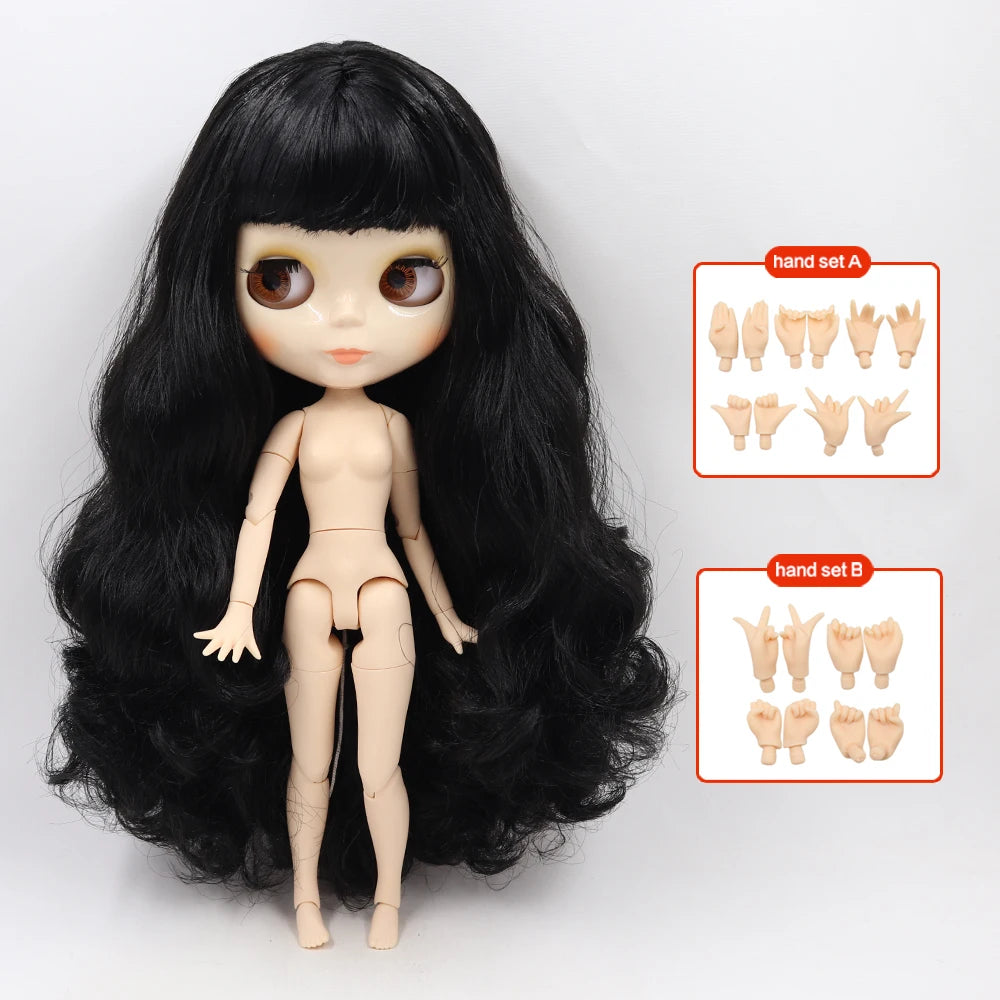 ICY DBS Blyth Doll 30CM BJD – White Face DIY Fashion Doll with AB Panel