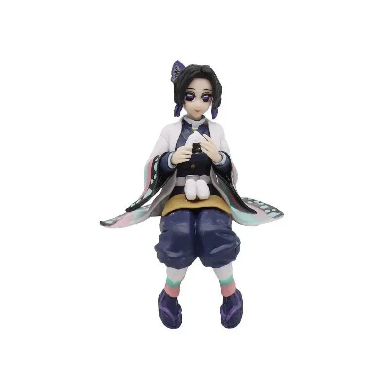 Demon Slayer Sitting Action Figures – Tanjiro, Nezuko, Rengoku & More